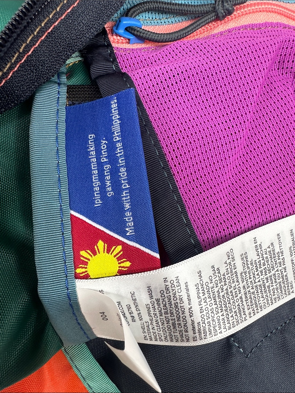 Cotopaxi Batac Del Día 16L Backpack One-of-a-Kind Multicolor Lightweight Daypack - Picture 6 of 7